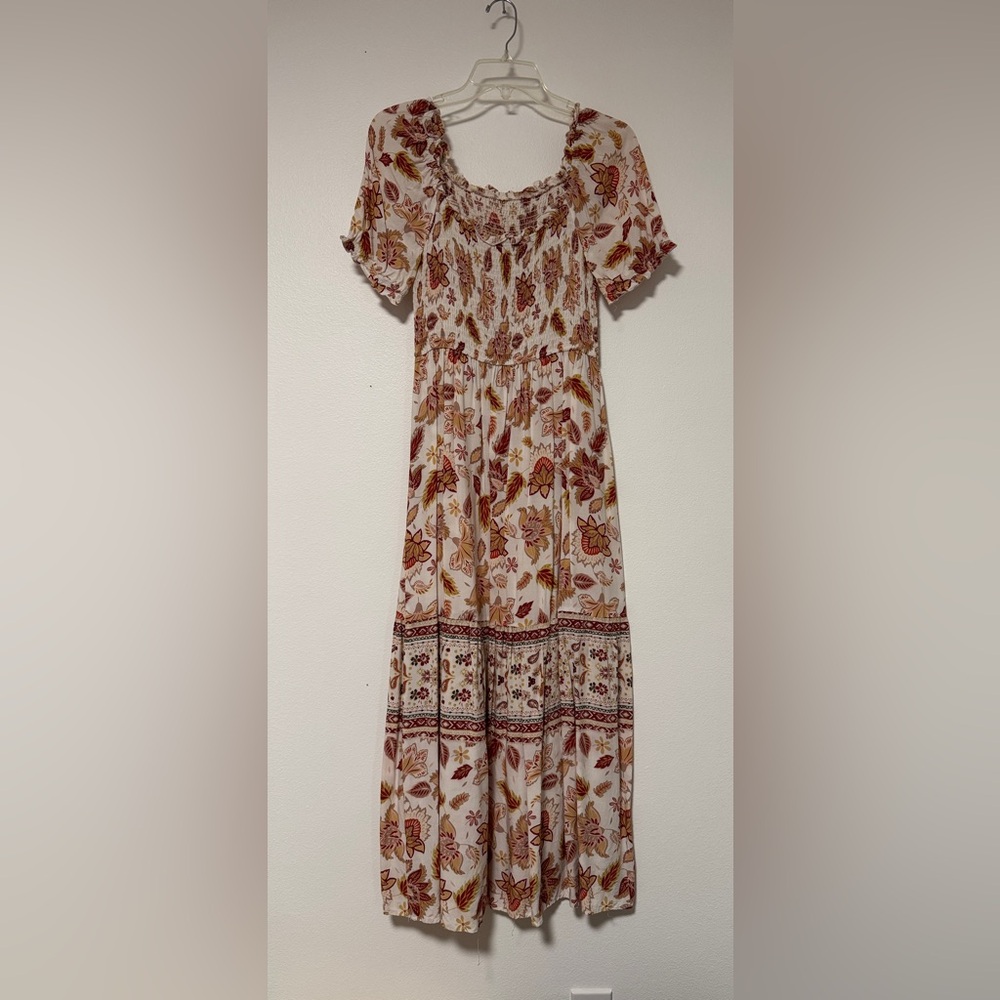 Bohemian Floral Maxi Dress